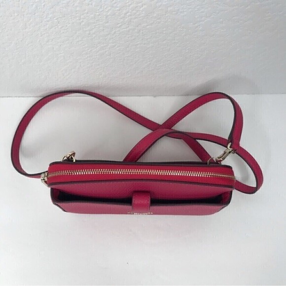 New! Kate Spade Leila Small Tab Pebbled Leather Crossbody Phone Wallet Bag - Picture 5 of 13